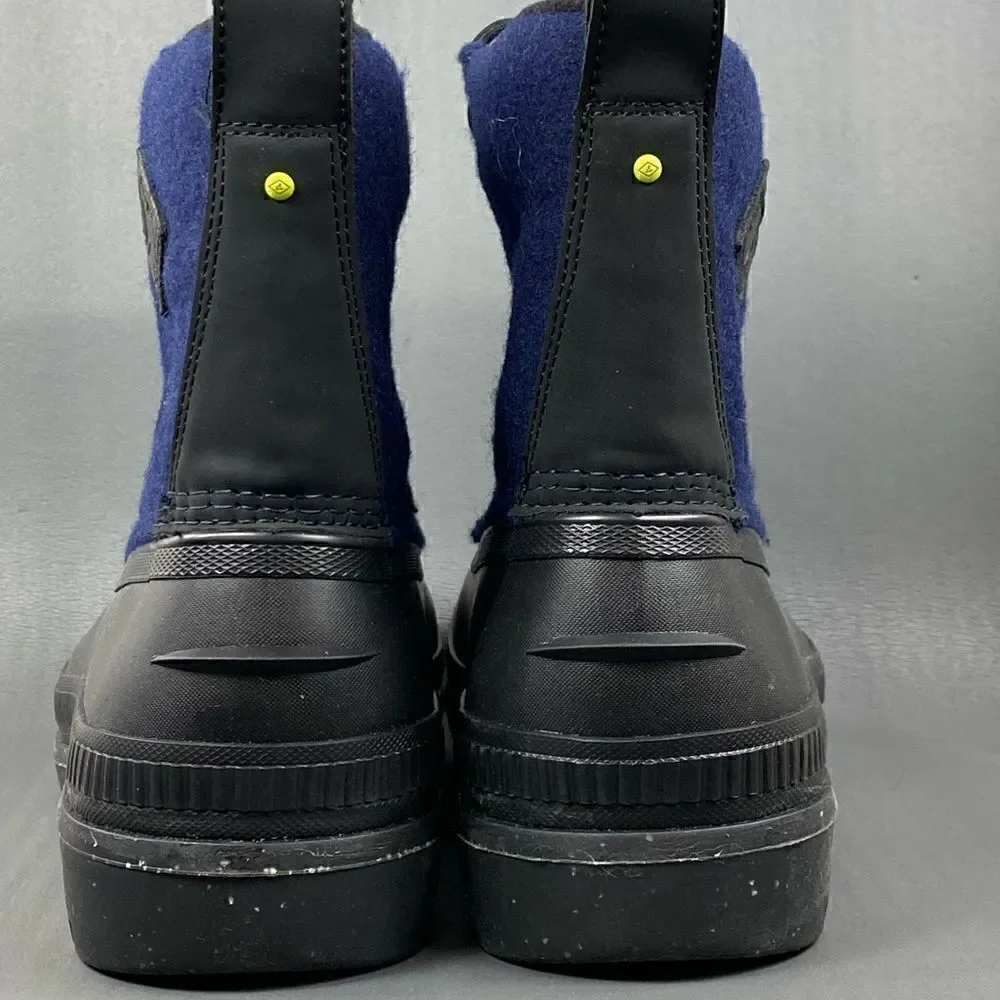 SPERRY Ice Bay Wool Navy Boots mens size 8.5 (new without Box)